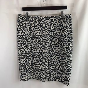 Ann Taylor Cheetah Print Skirt 12